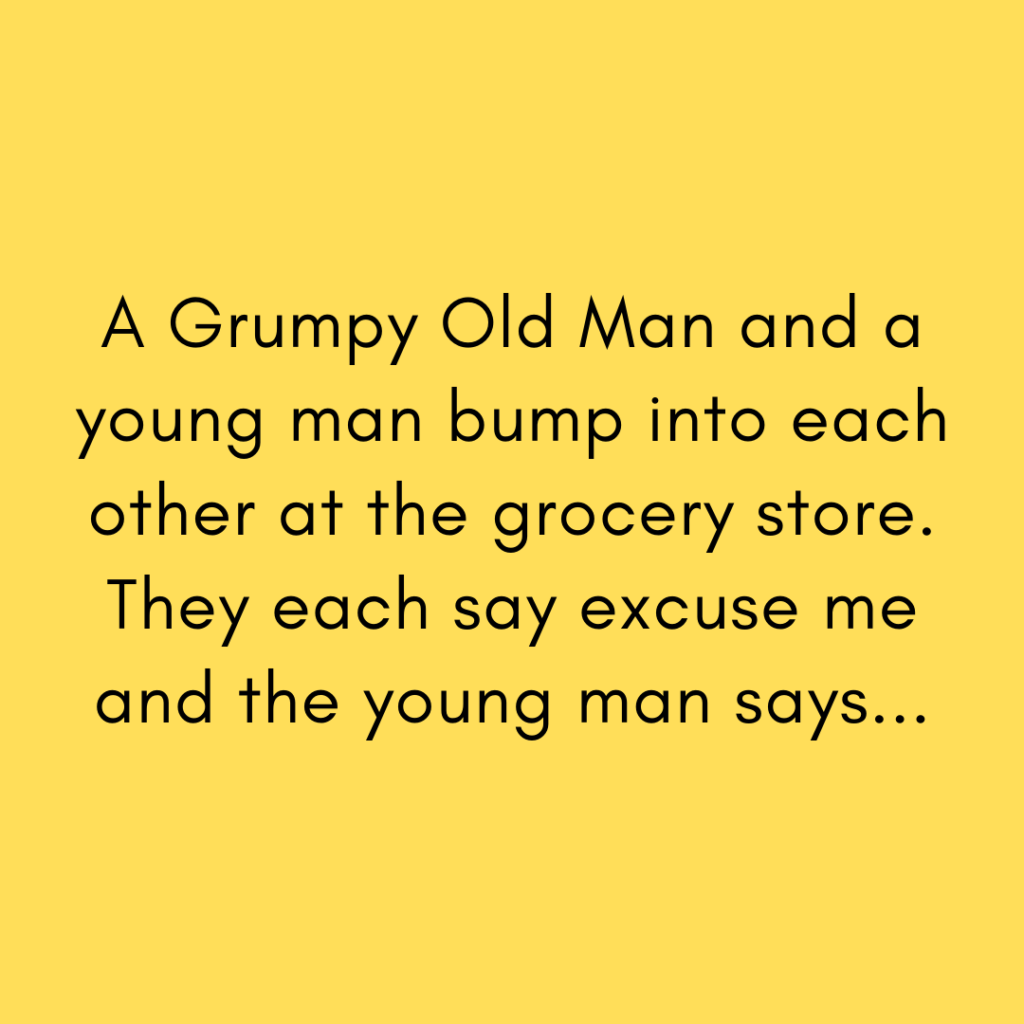 Grumpy Old Man - Lets Help Each Other