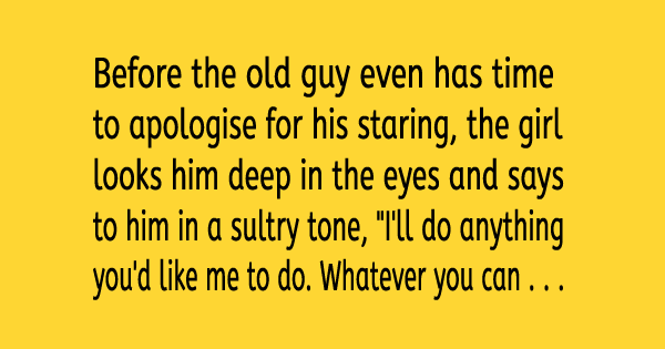 An old mans desire - Funny jokes by the Grumpy Old Folk